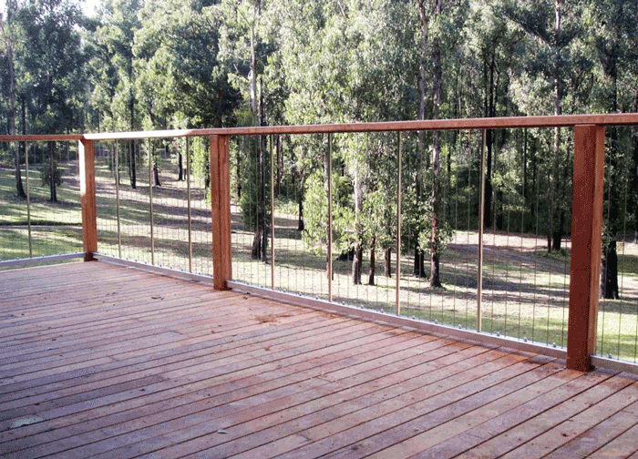 vertical wire balustrade systems